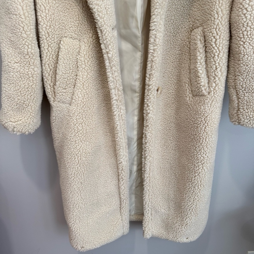 Primark Sherpa Trench Coat - Picture 2 of 4